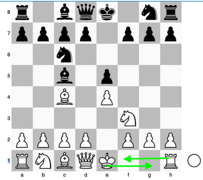 Roszada zasady szachy